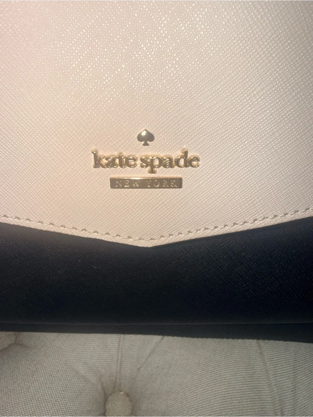 Kate Spade Black Tusk Saffiano Leather 13